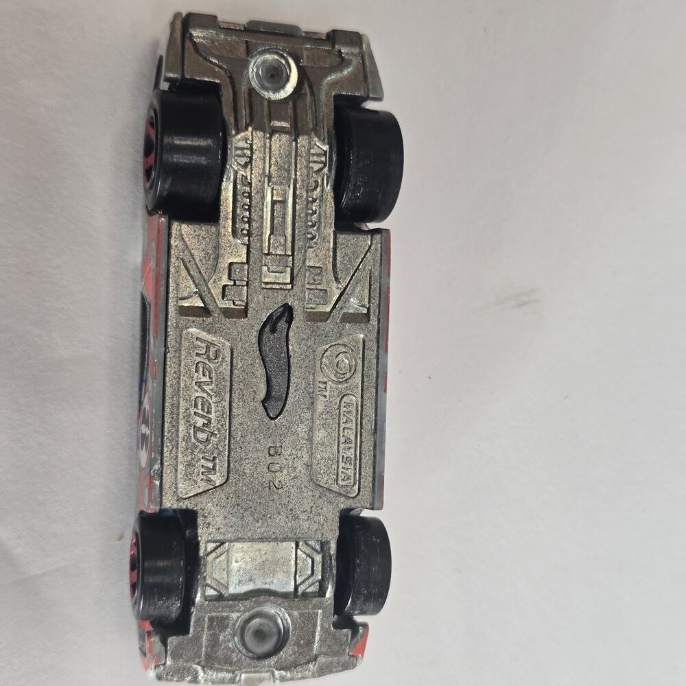 Hot Wheels Acceleracers Reverb Diecast Toy Car, #8 - Silver/Red - Picture 9 of 9
